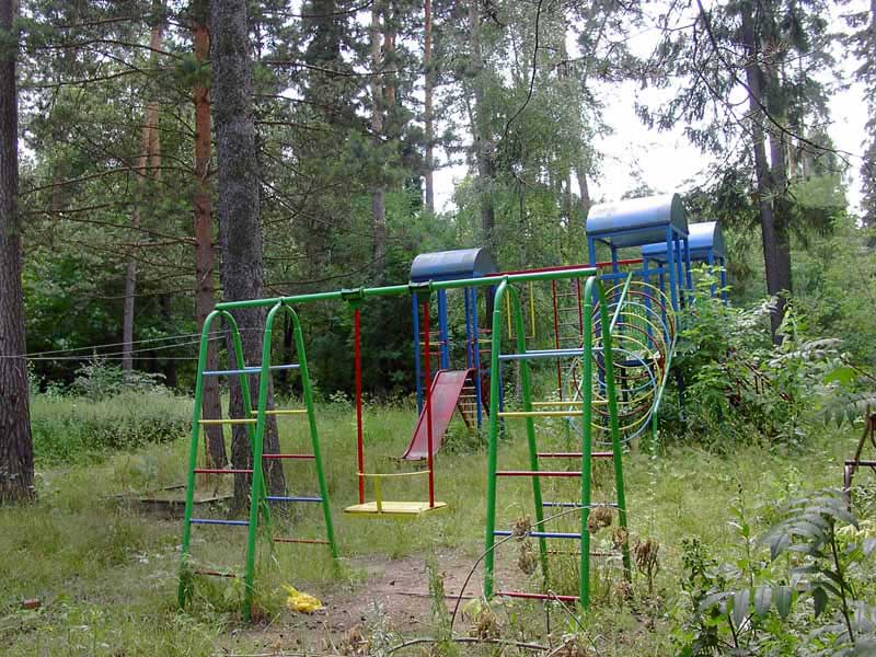 Фото детской площадки, пансионат "Малаховка", отдых в Подмосковье.